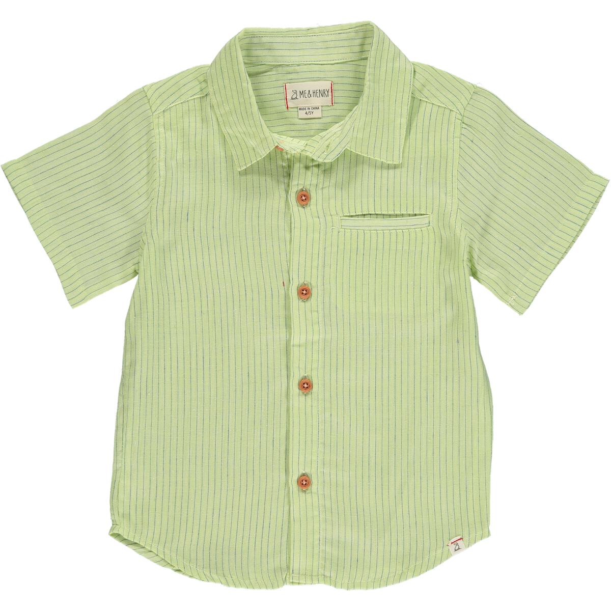 NEWPORT // Lime/royal stripe // Henry & Me