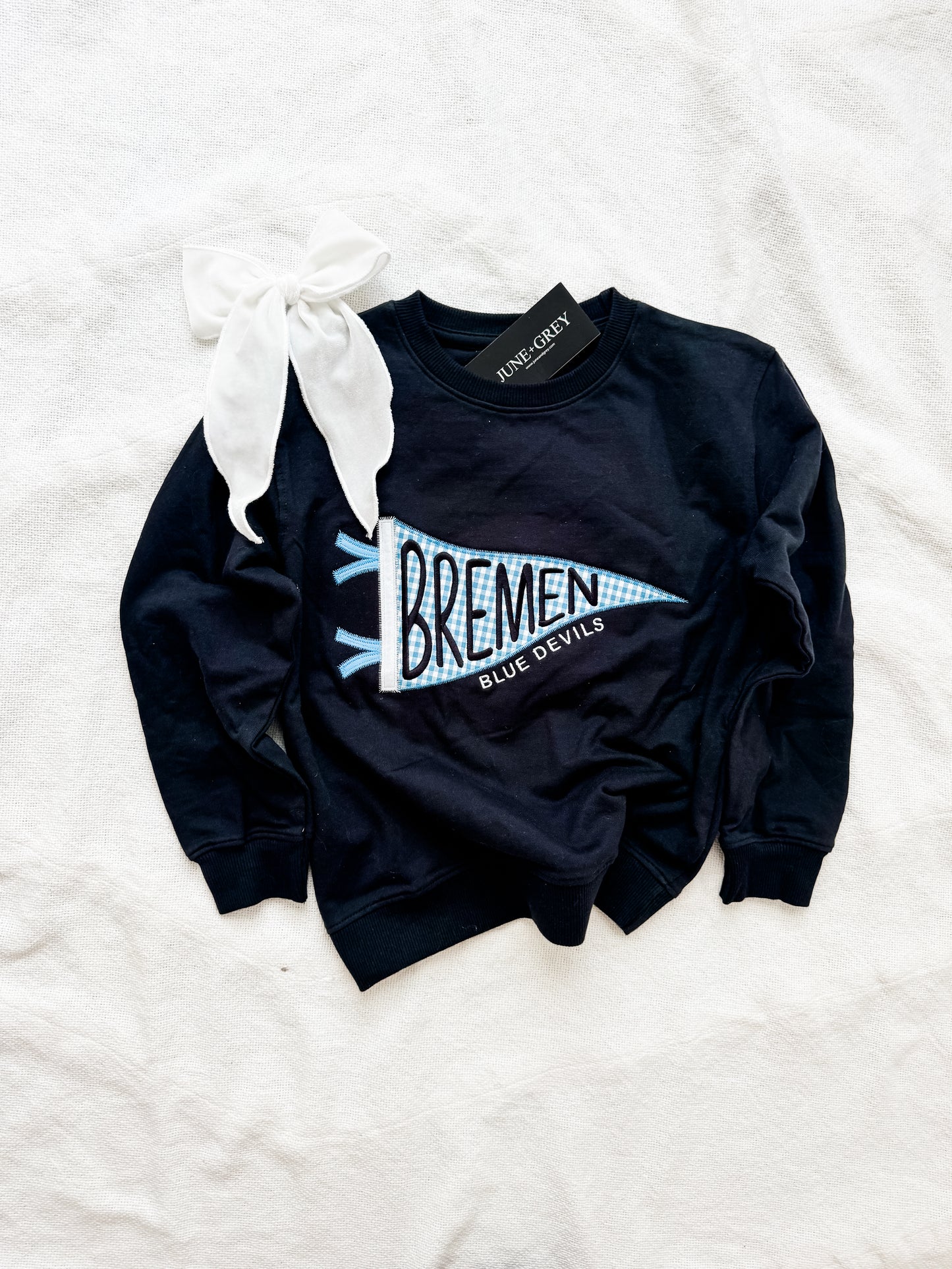 BREMEN embroidered pennant sweatshirt