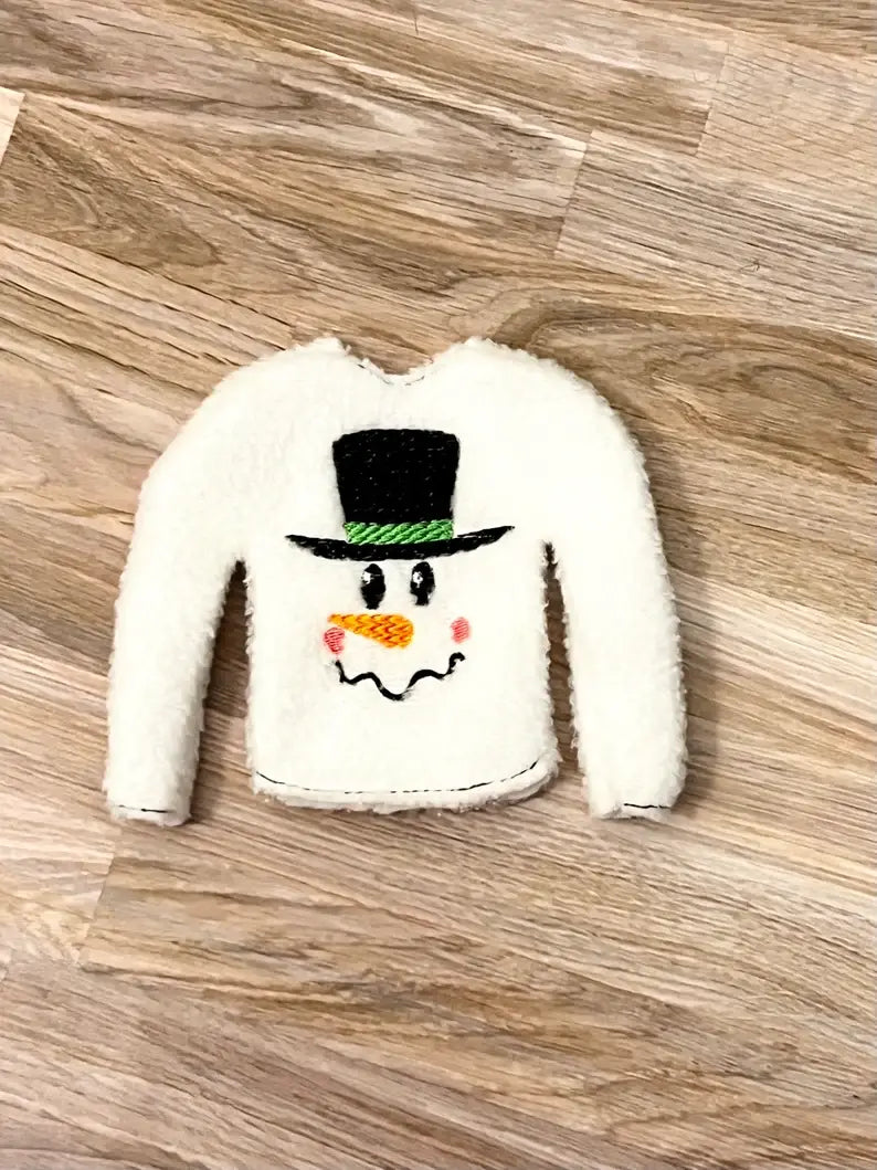 SNOWMAN elf sweater