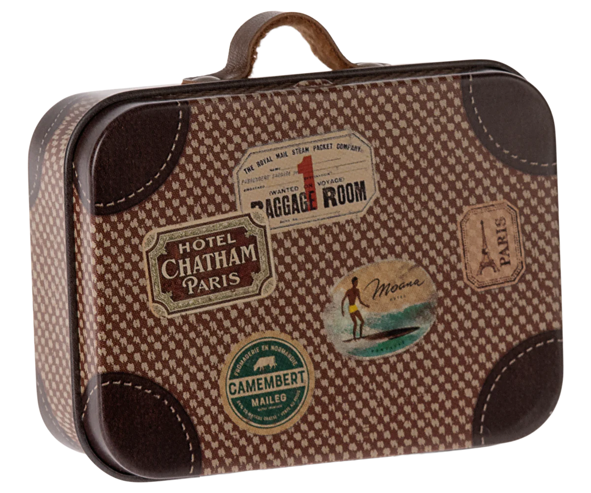 Suitcase, Micro - Brown