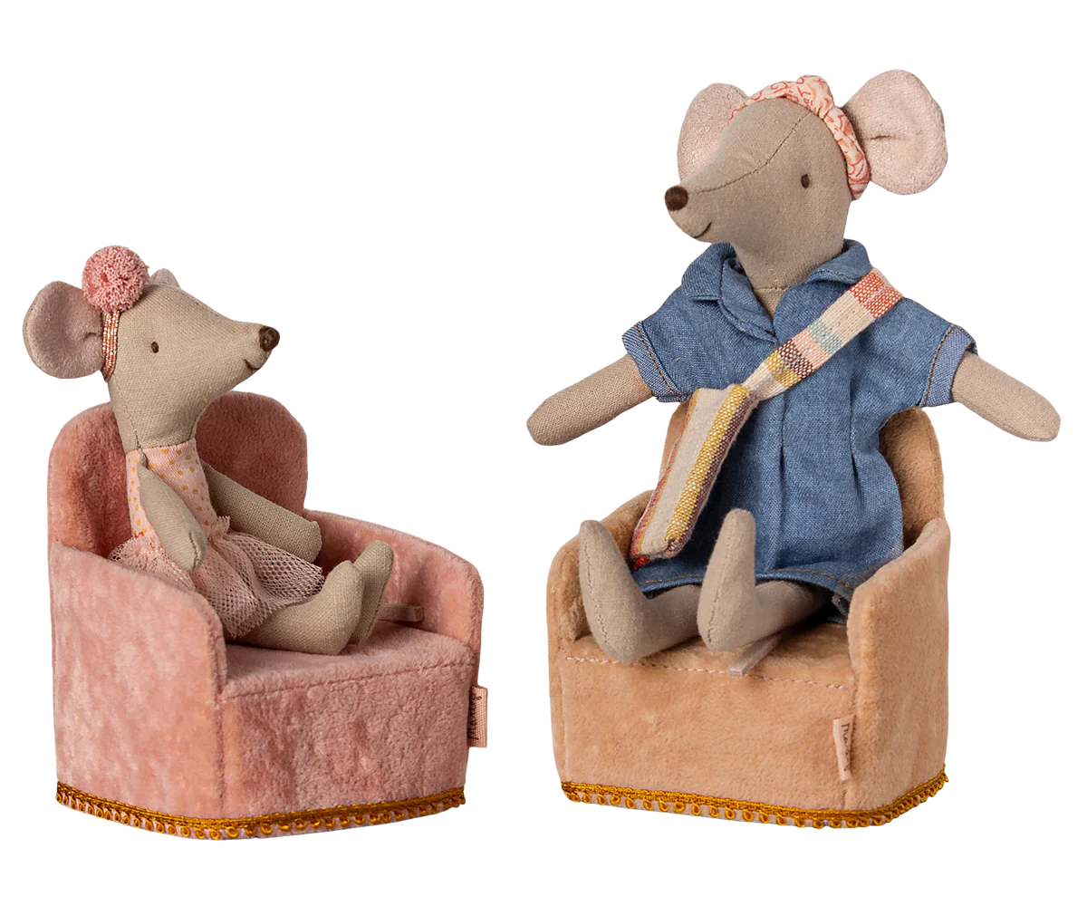 Folding chair, Mouse - Rose