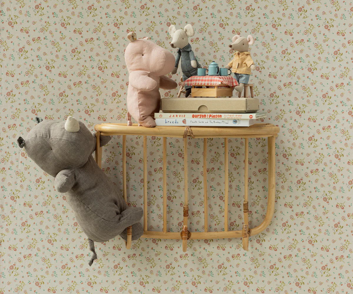 Safari friends, Small Hippo- Soft rose