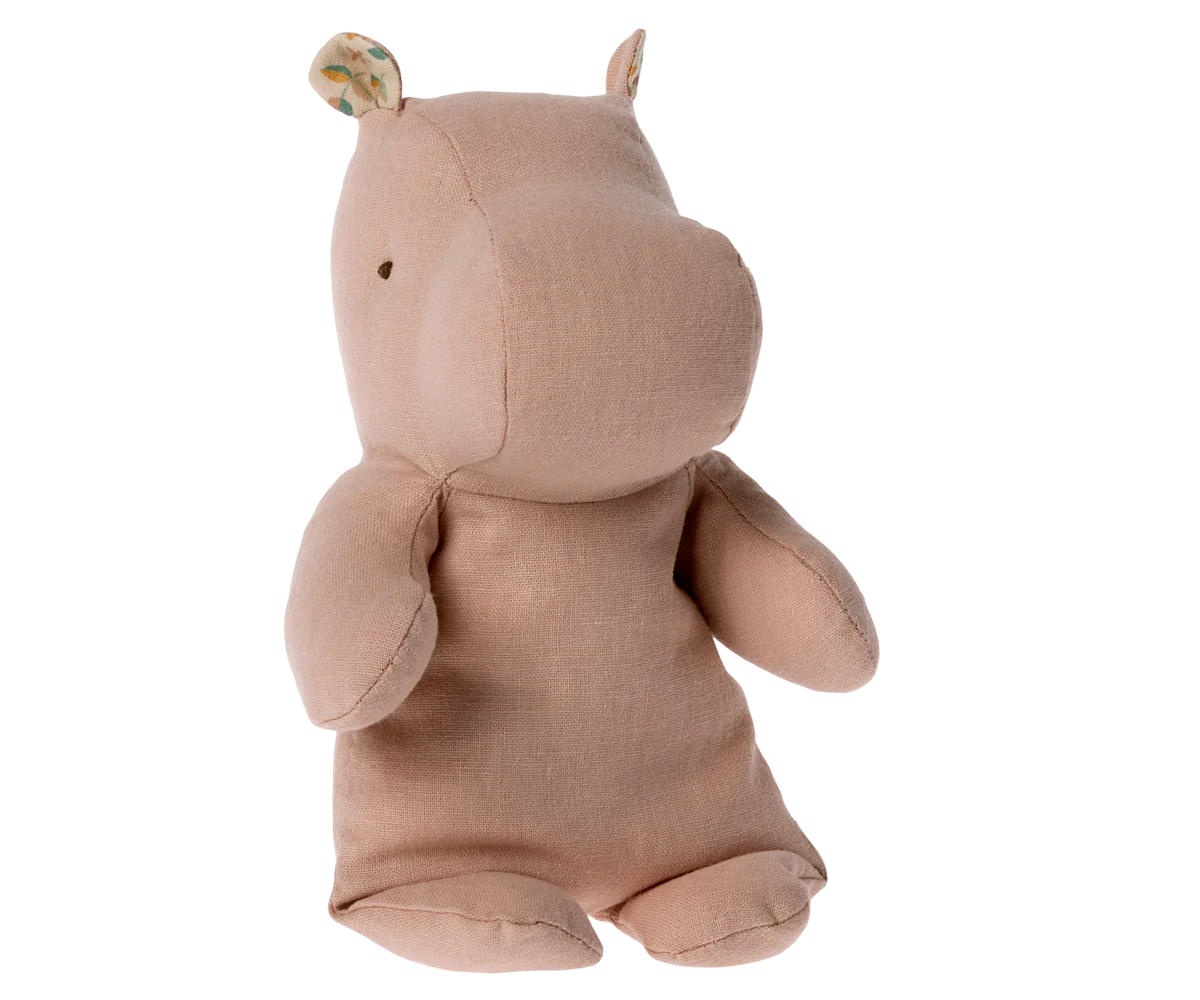 Safari friends, Small Hippo- Soft rose
