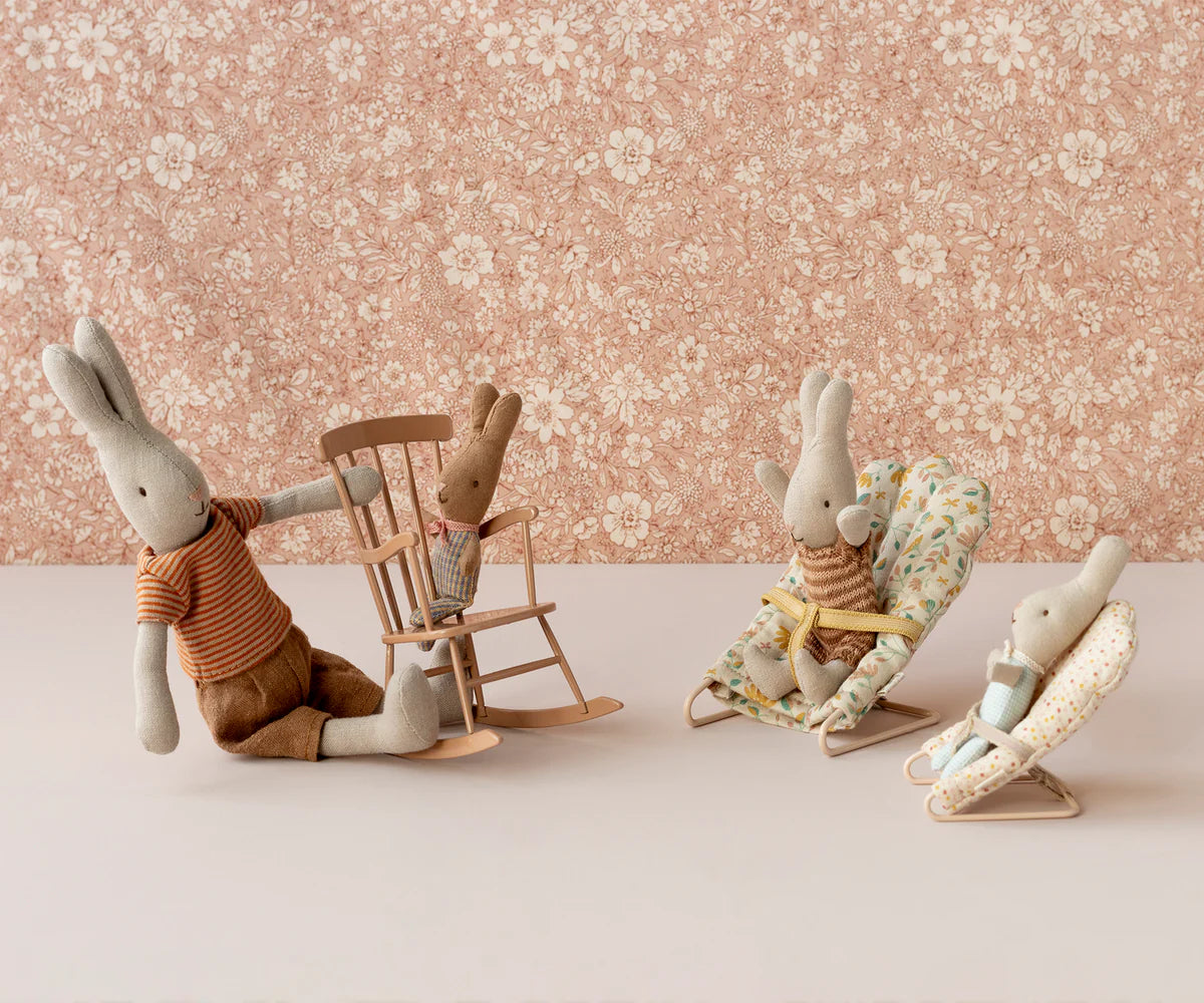 Rabbit, My- Light blue check
