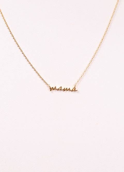 You Are Mama Necklace GOLD