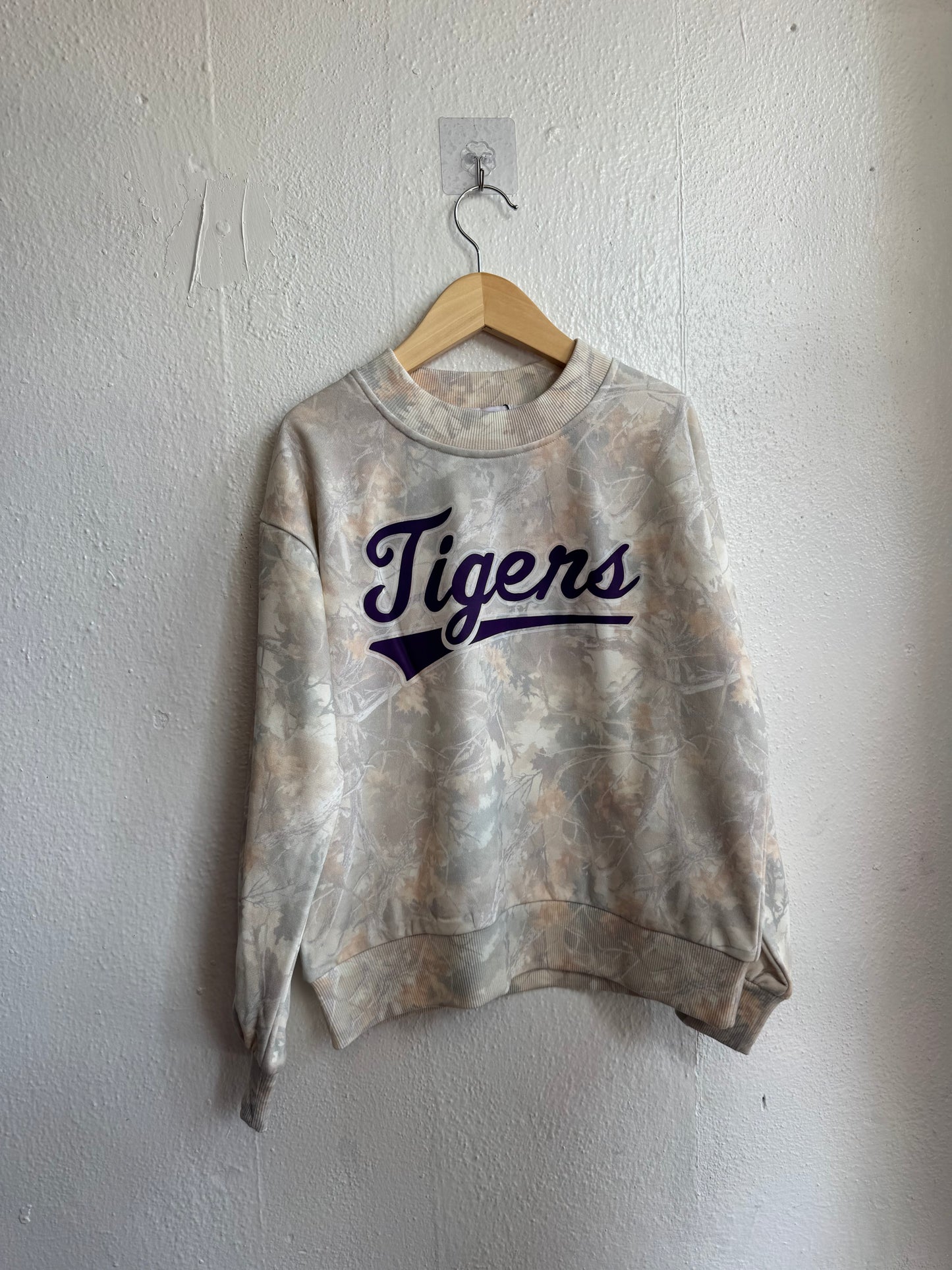 TIGERS camo kids sweatshirt