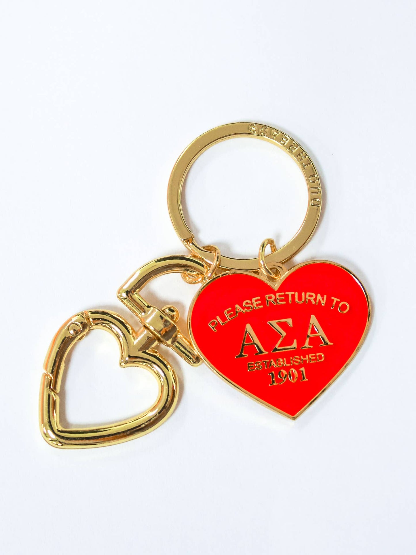 Please Return Sorority Key Ring