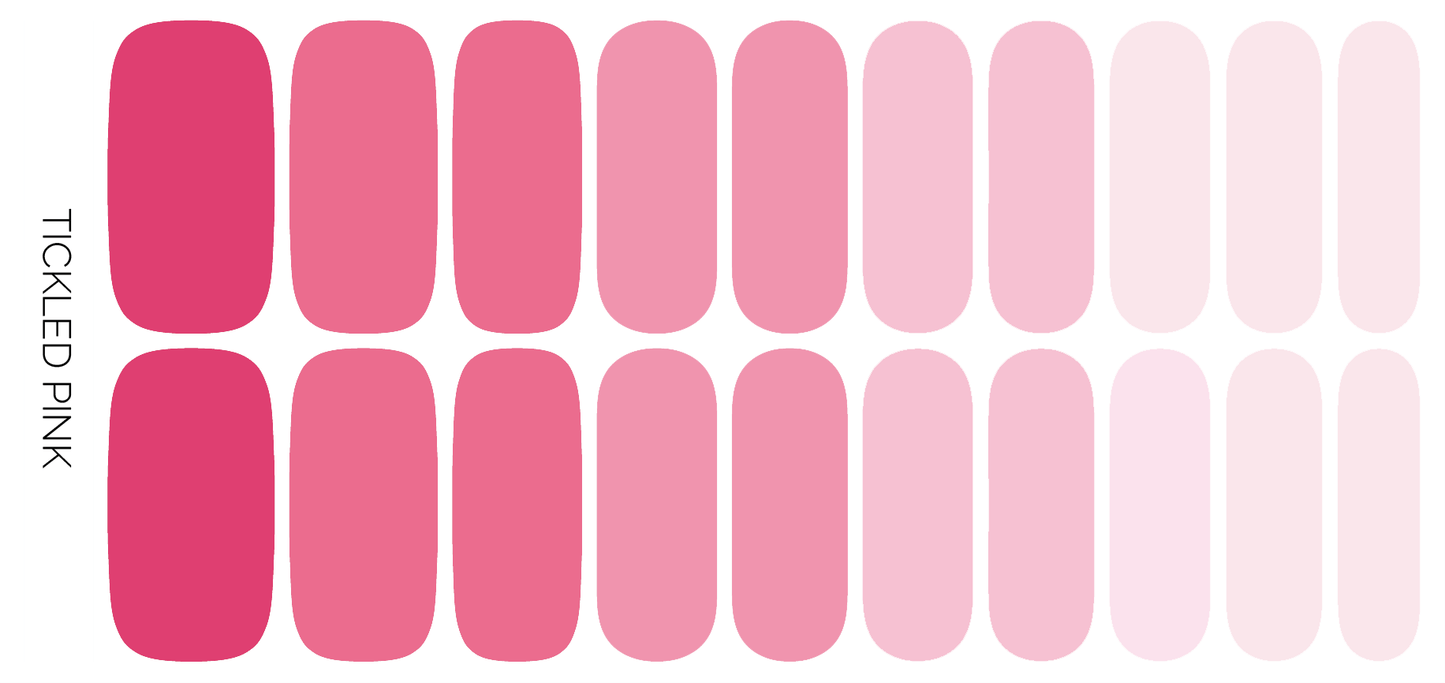 Tickled Pink | Light Pink Ombre Spring & Summer Nail Wrap
