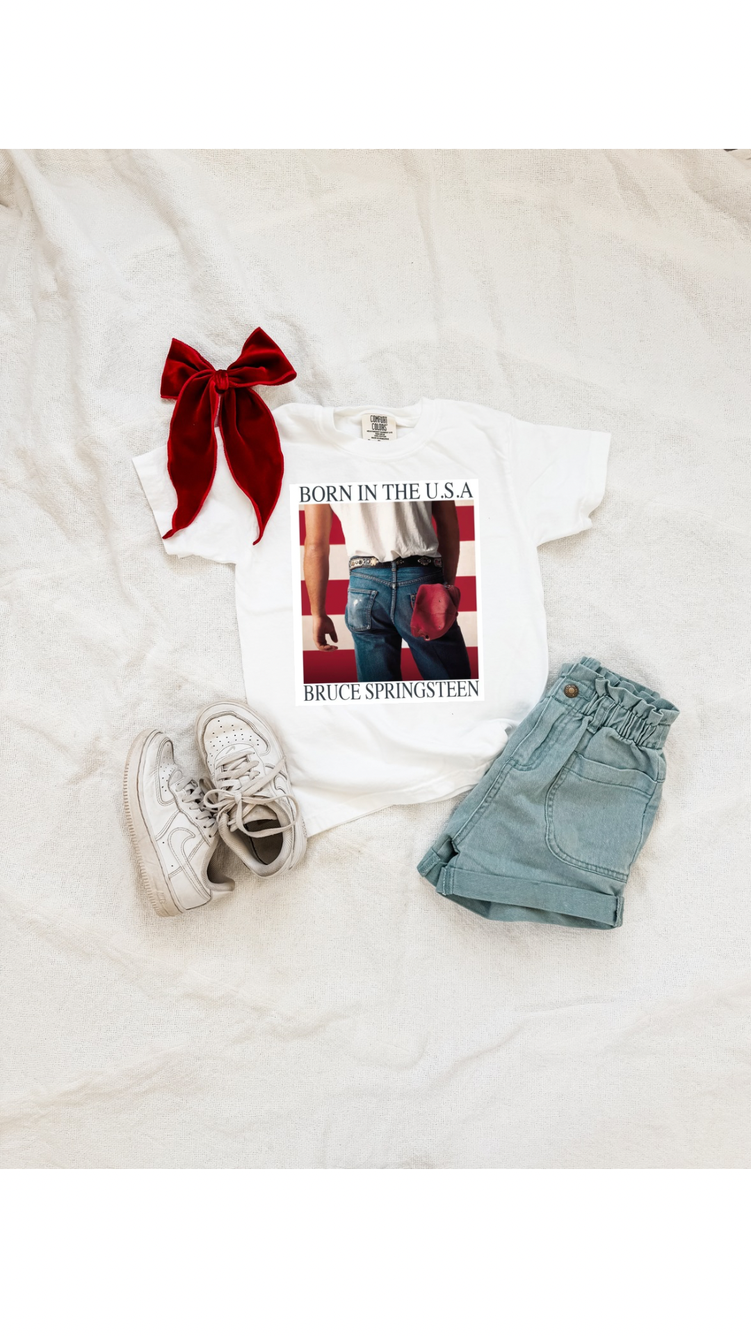 BORN IN AMERICA BAND TEE