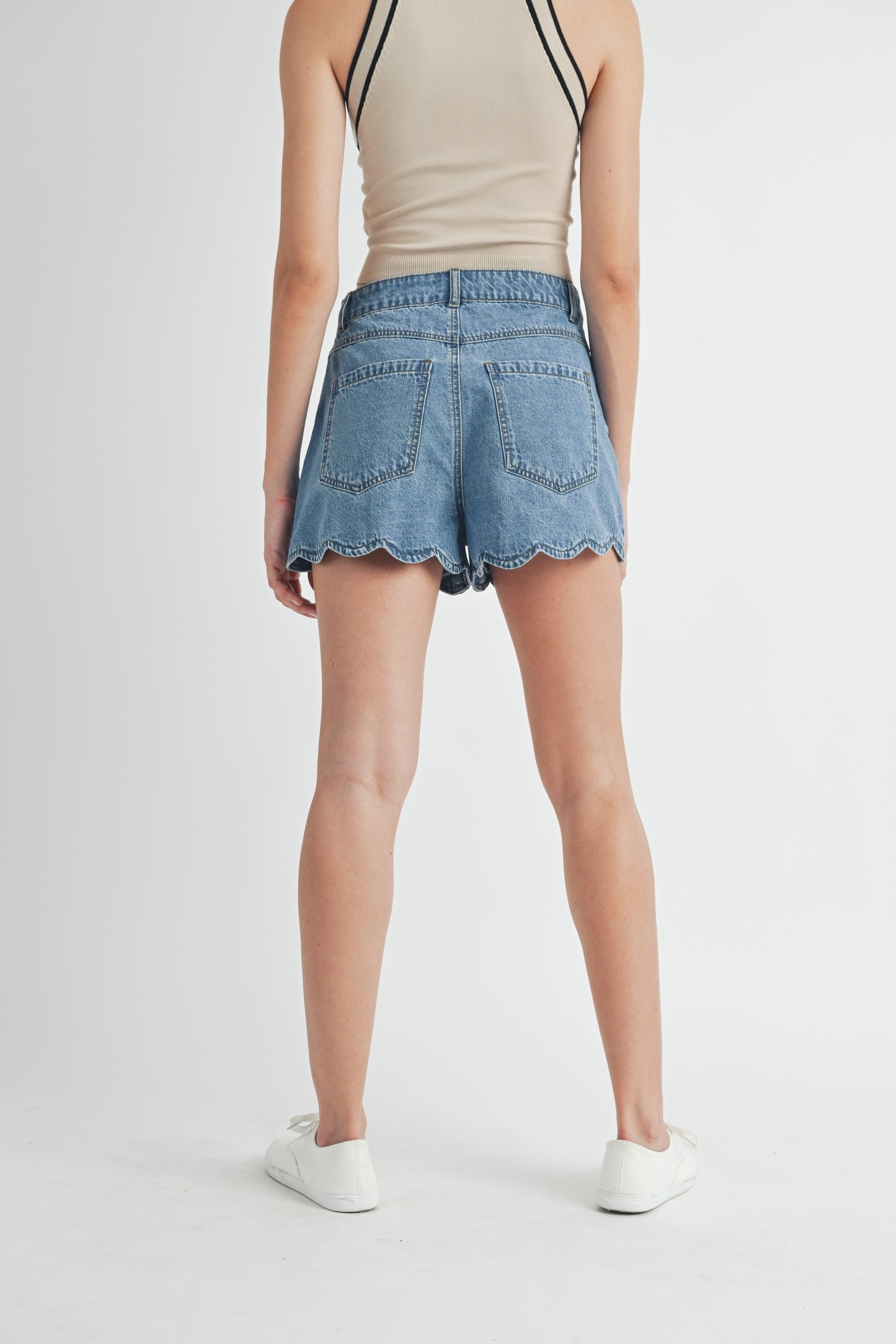 SCALLOPED shorts