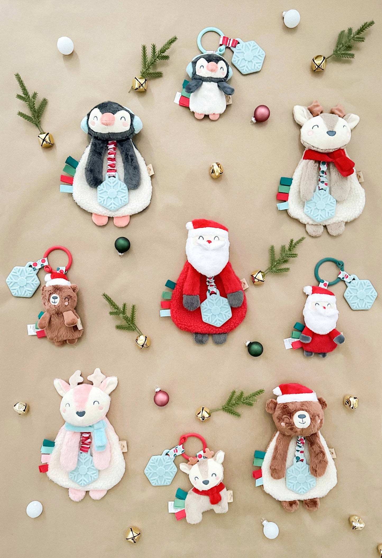 Holiday Itzy Pal™ Plush + Teether: Penguin