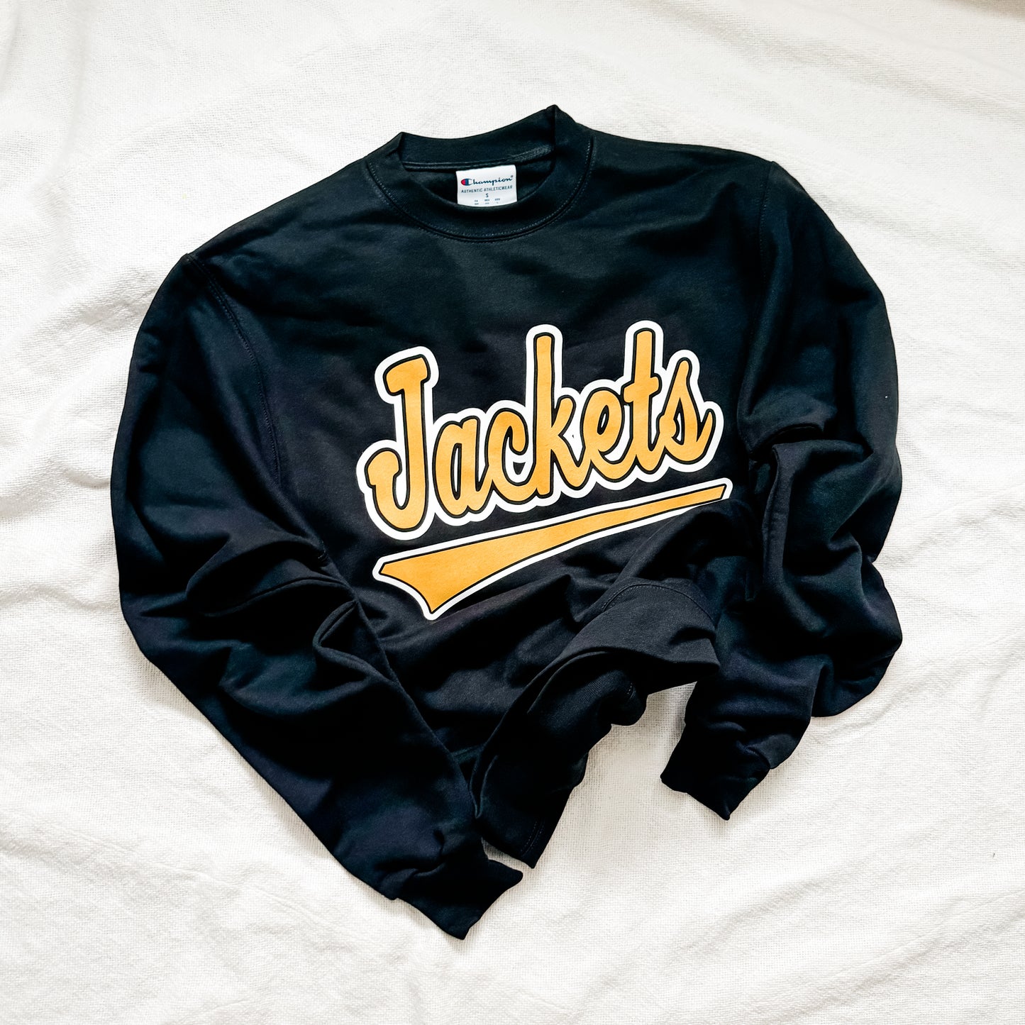 JACKETS cursive sweatshirt