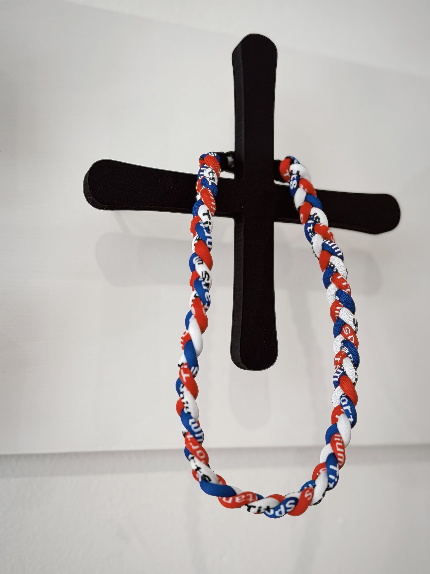 Red/white/blue Baseball Necklace