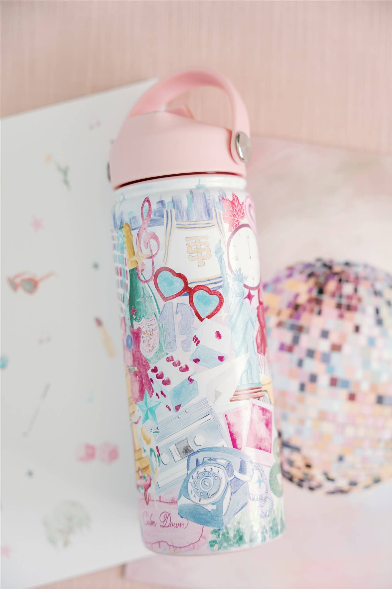 Taylor Swift 18 Ounce Insulated Water Bottle