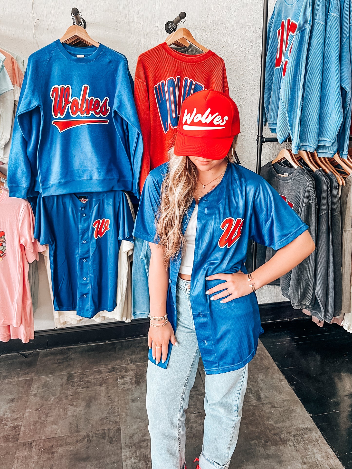 WOLVES baseball jersey