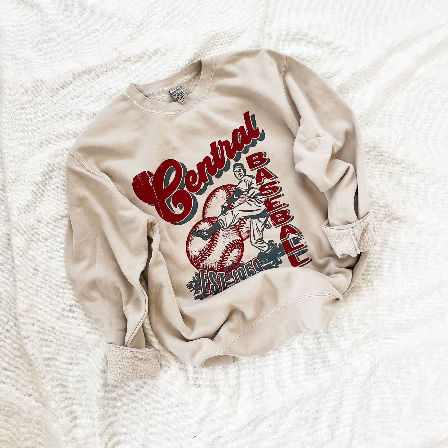CENTRAL baseball sweatshirt