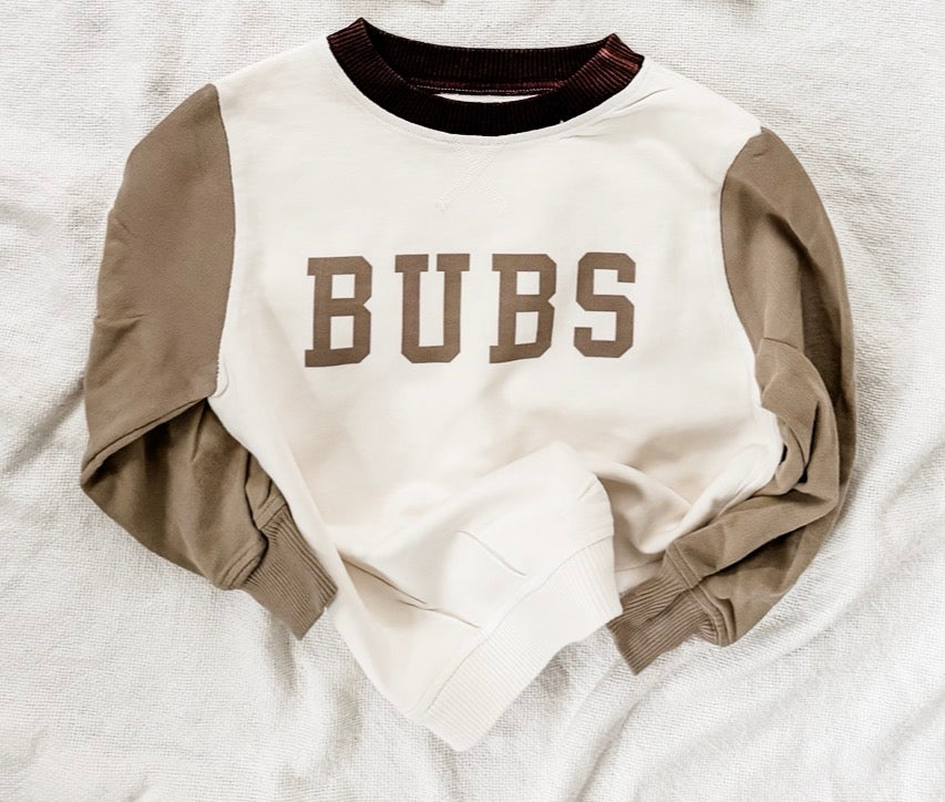 BUBS colorblock sweatshirt
