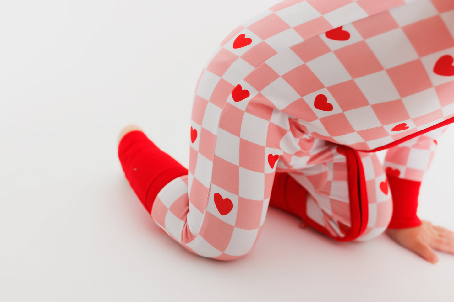CHECKERED LOVE Pajamas one piece