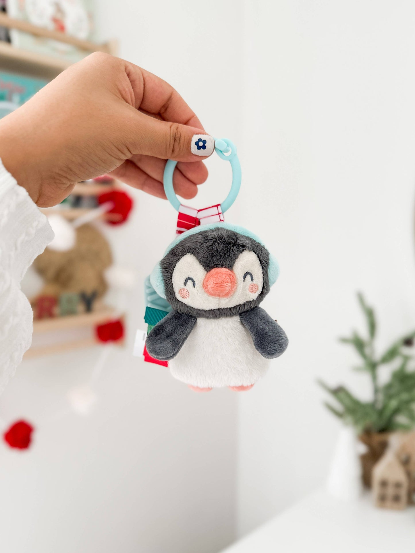 Holiday Itzy Pal™ Plush + Teether: Penguin