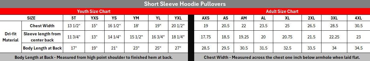 CENTRAL short sleeve athletic hoodie