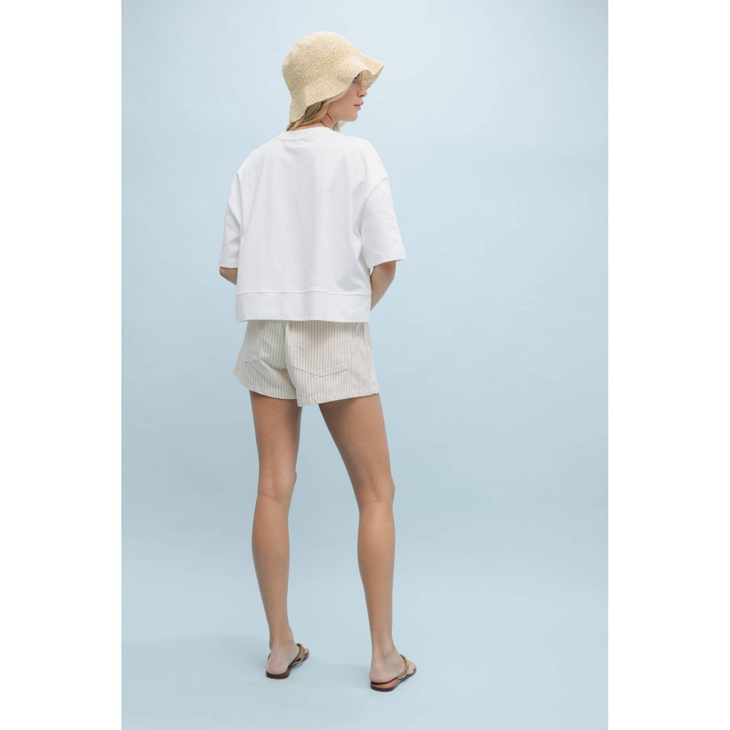 BOXY KNIT TOP WITH SIDE SLITS / WL25-10081