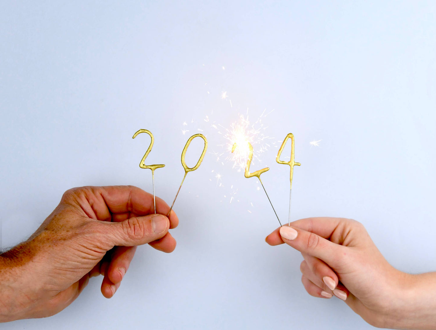 Refill - Mini Gold Number Sparkler 4"