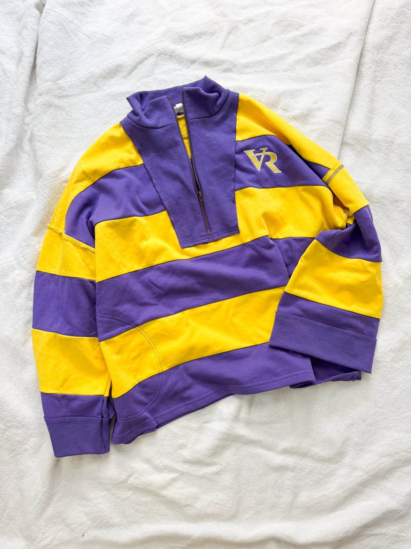 VILLA RICA VARSITY STRIPE PULLOVER