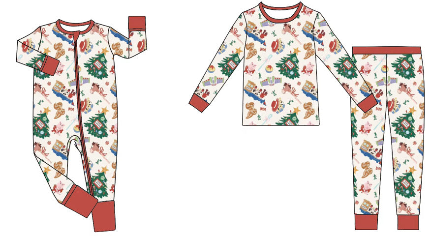 TOY CHRISTMAS bamboo pajamas (PREORDER)