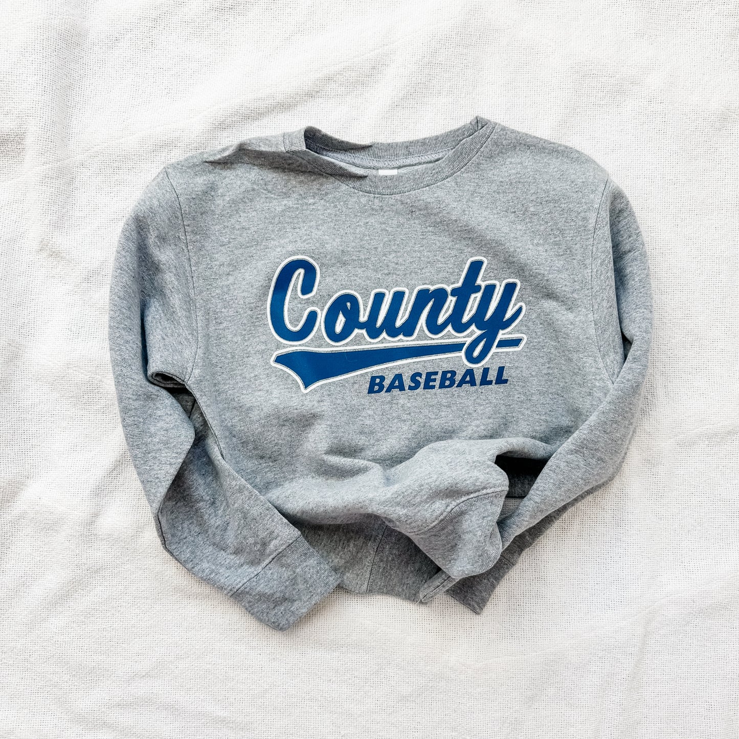 COUNTY baseball sweatshirt