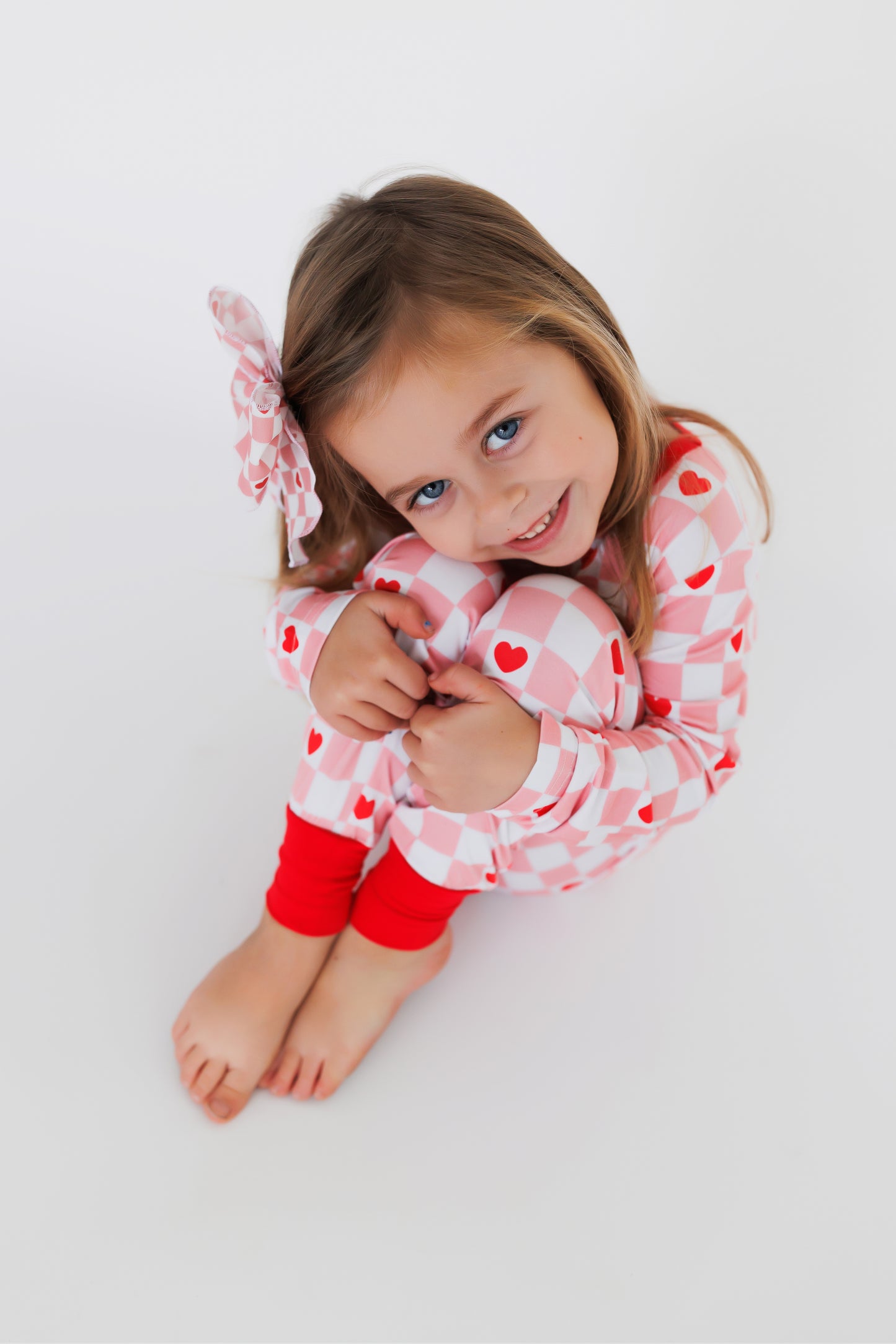 CHECKERED LOVE pajamas two piece