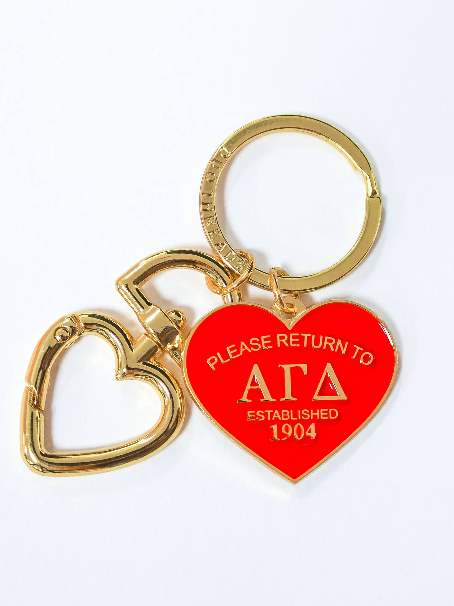 Please Return Sorority Key Ring
