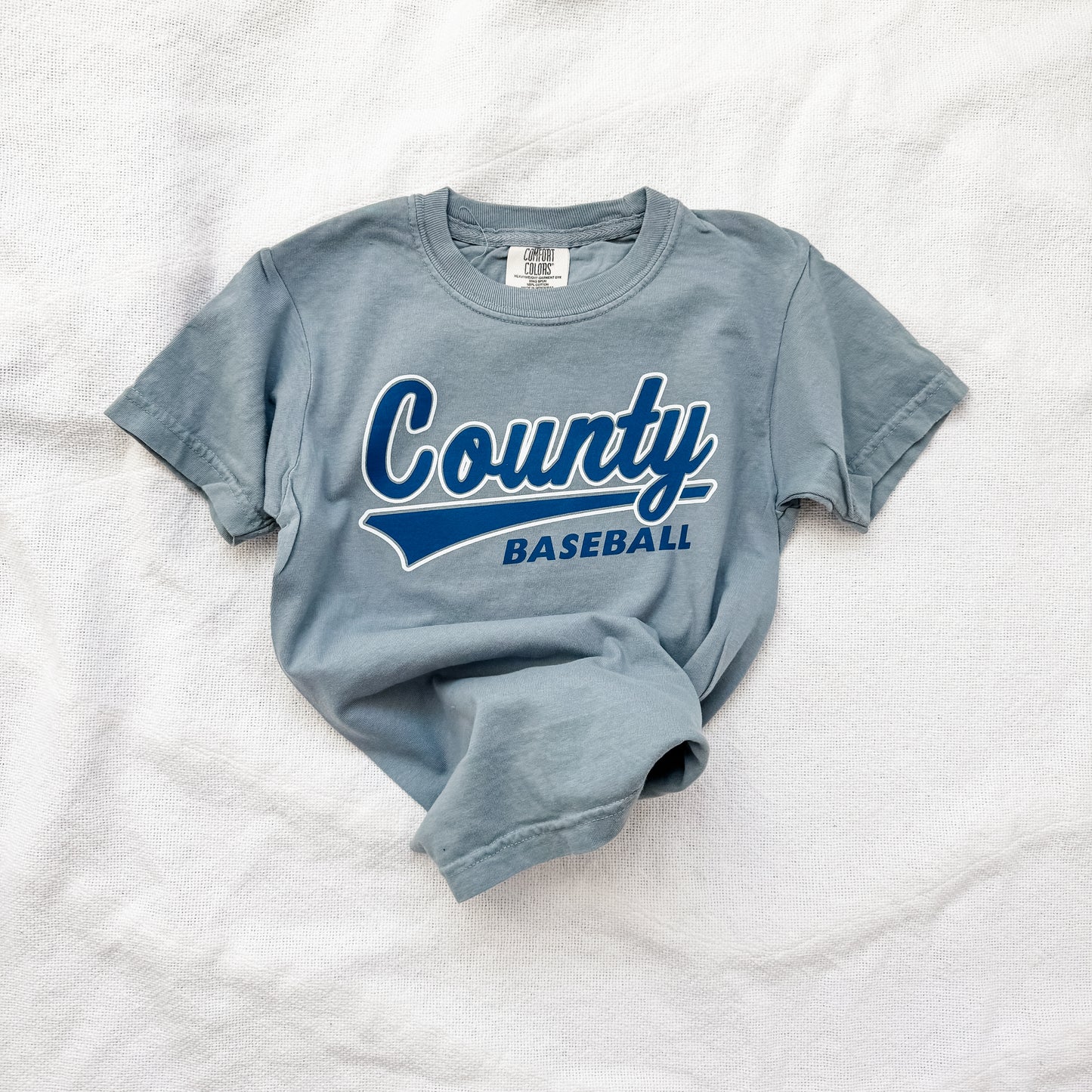 COUNTY baseball tee