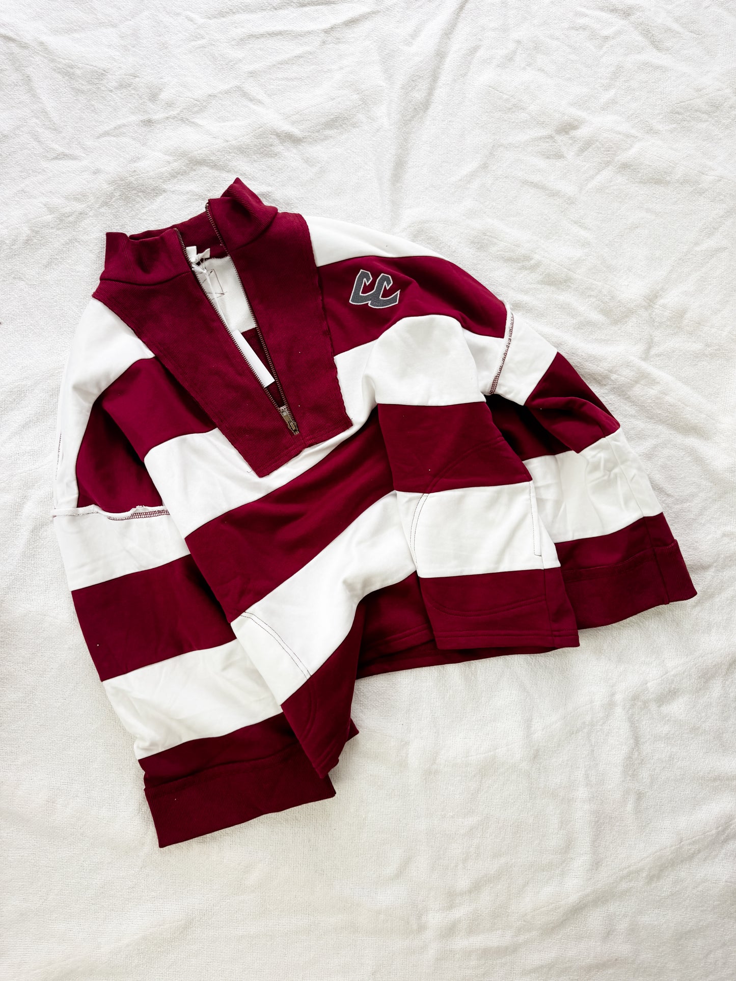CENTRAL VARSITY STRIPE PULLOVER