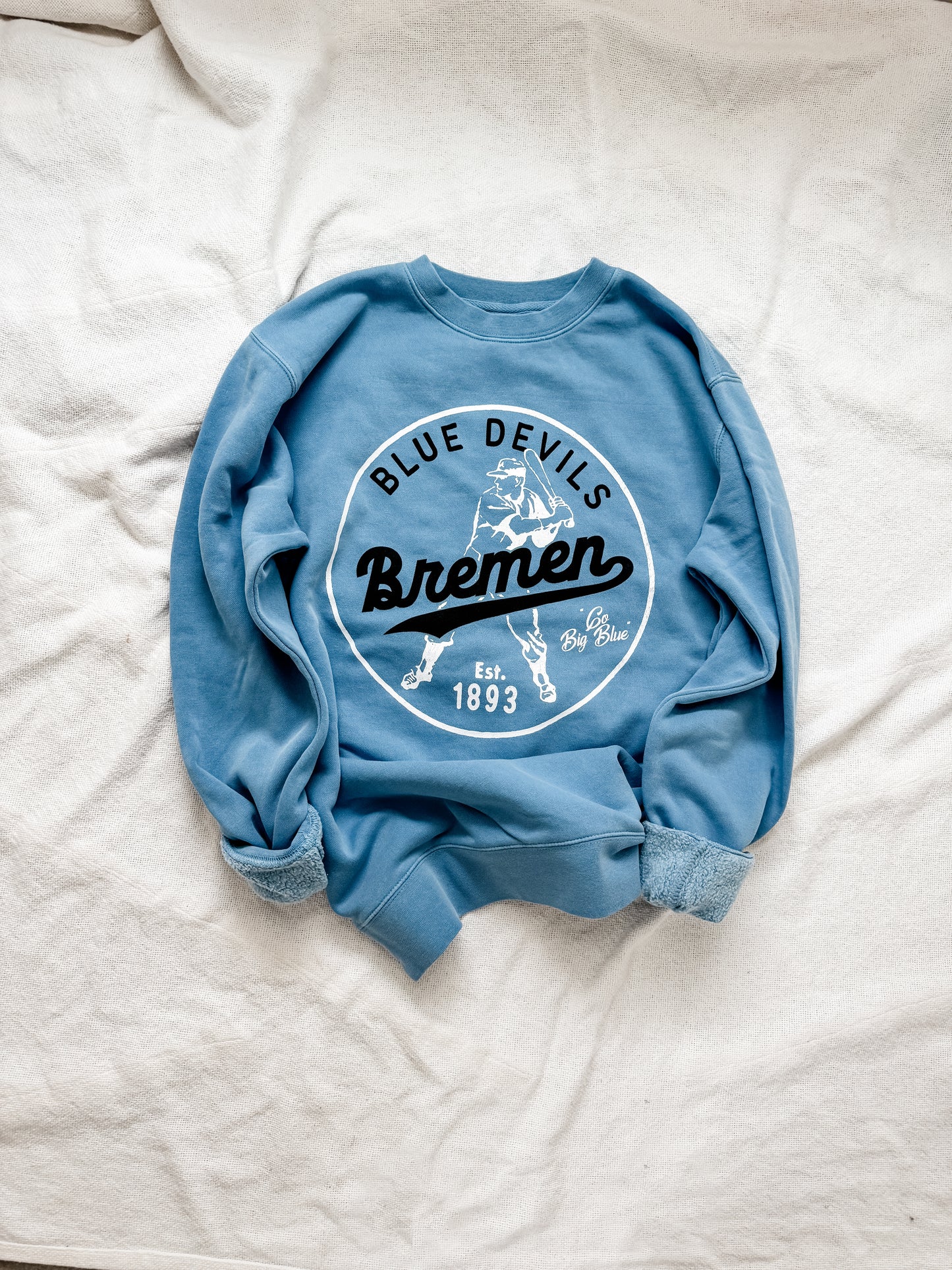 New Bremen Blue Devils Baseball Sweatshirt