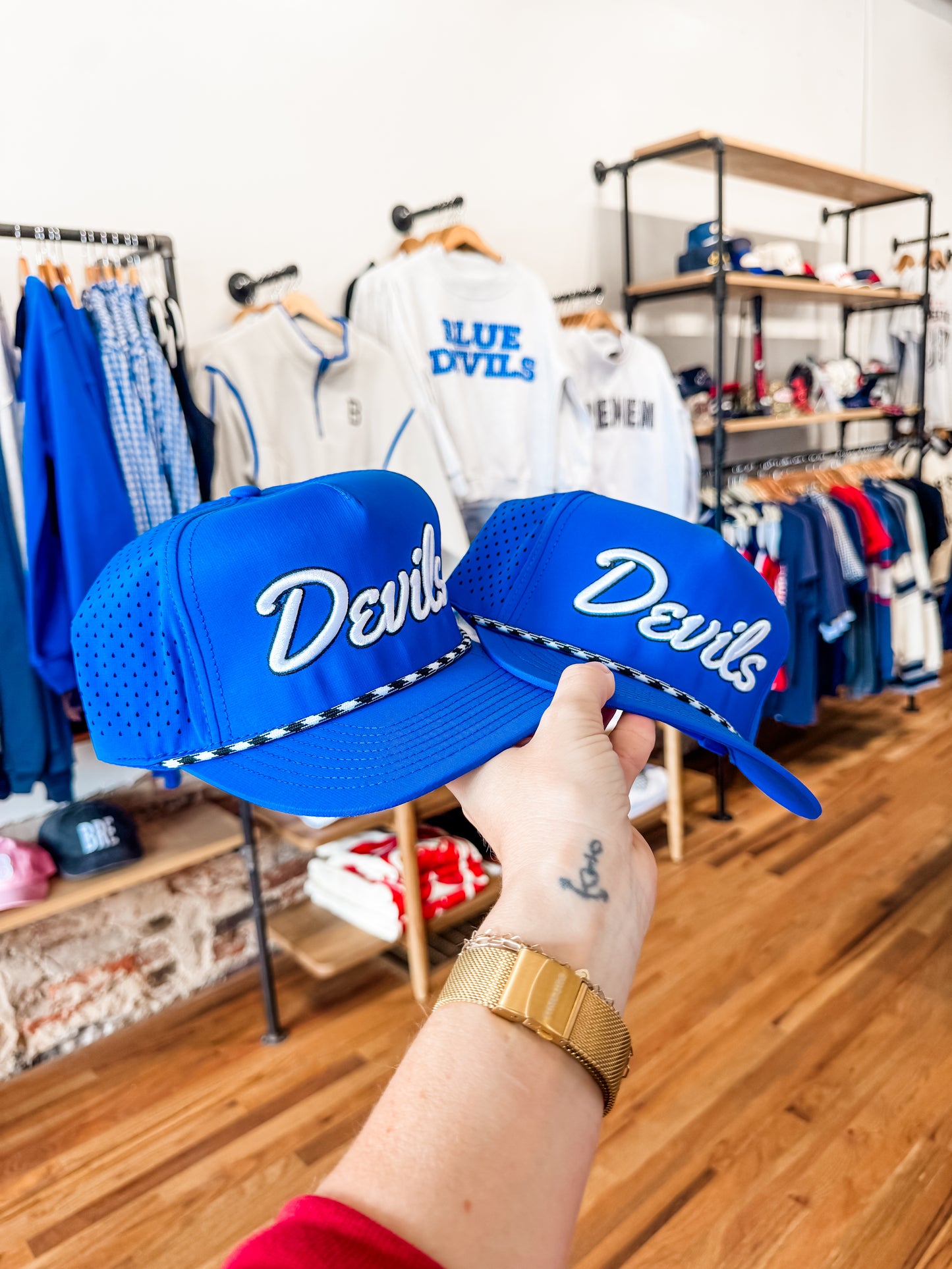 DEVILS Blue Rope Hat