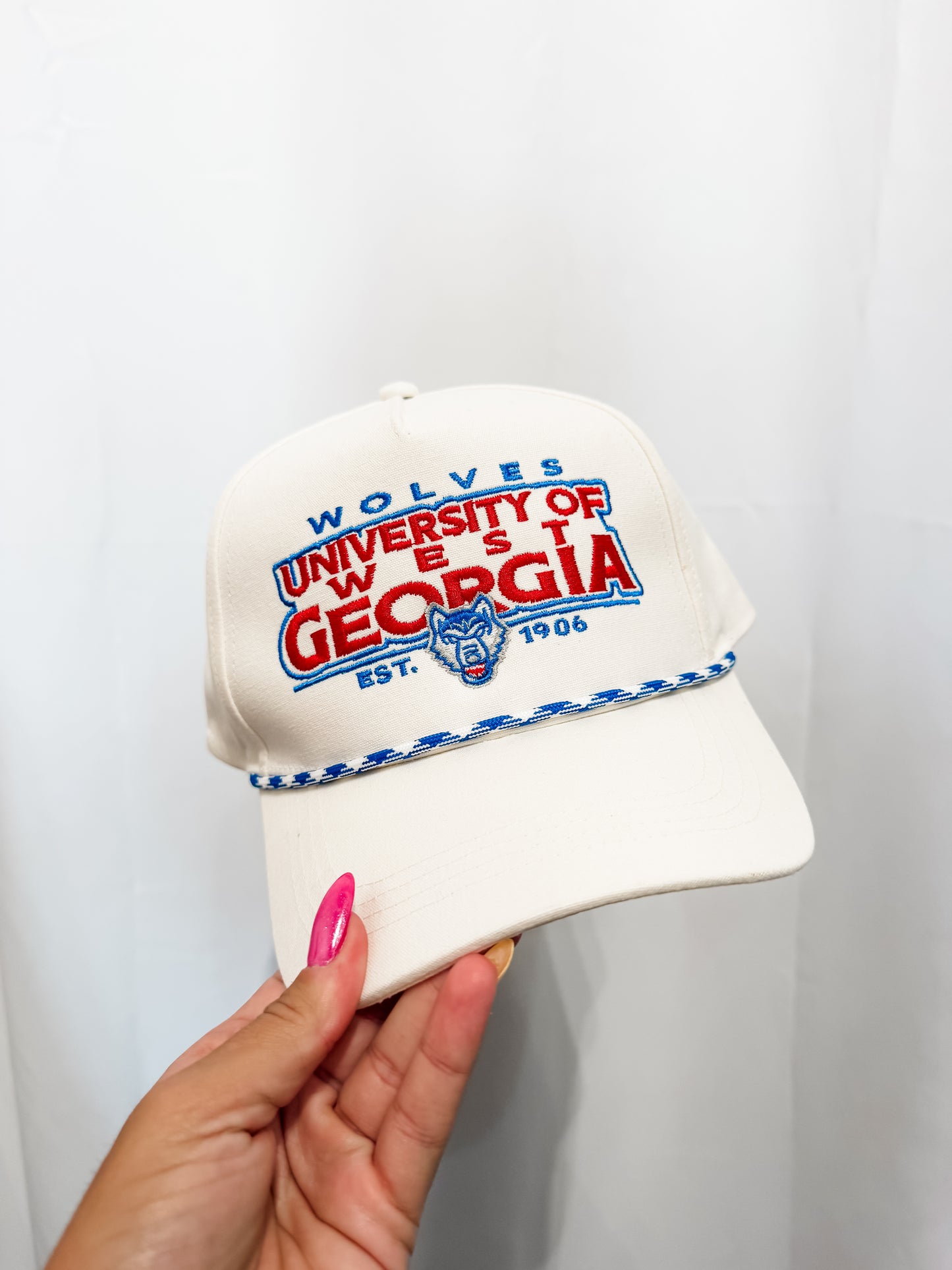 UWG cream rope hat