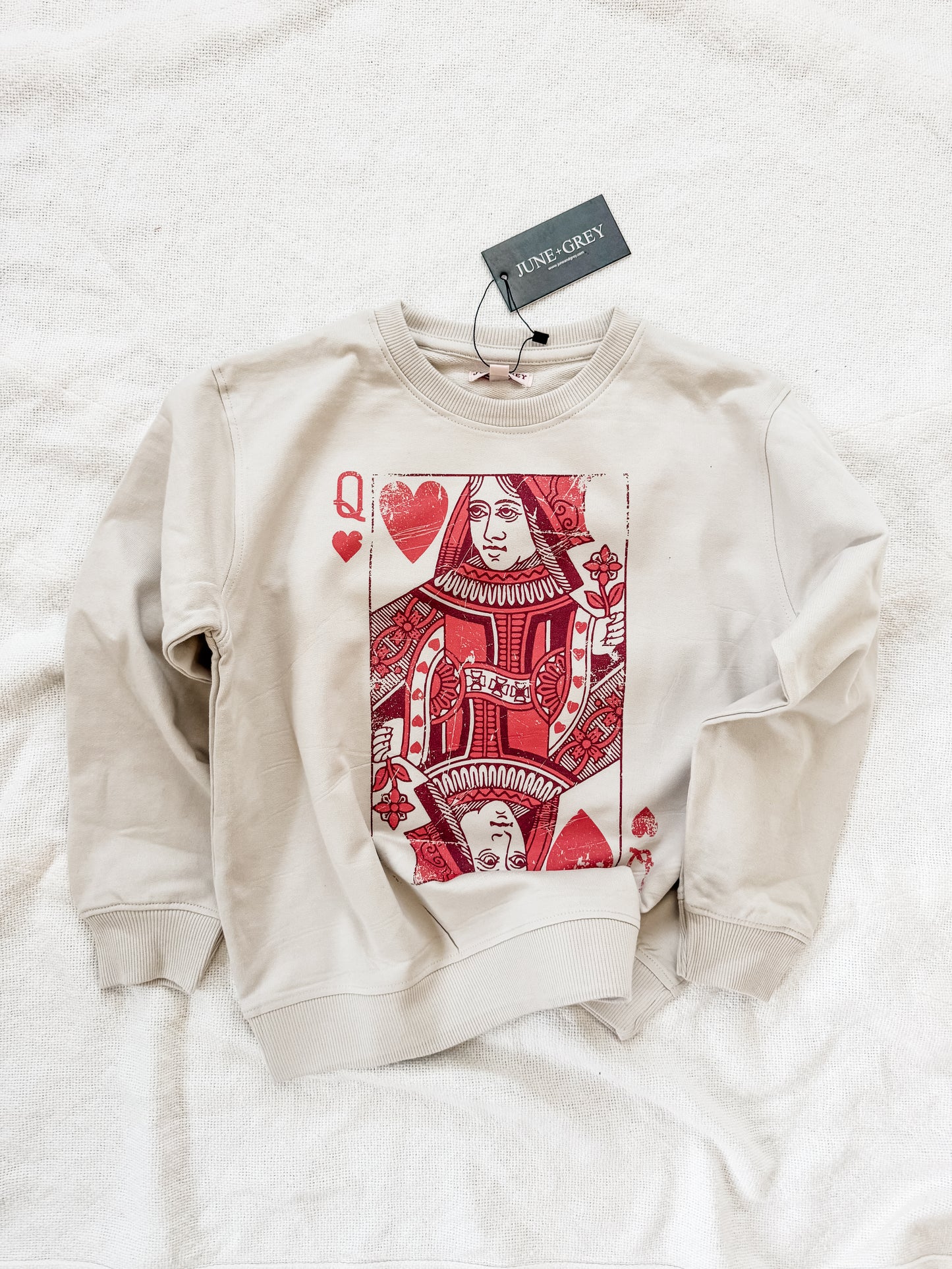 QUEEN OF HEARTS sweatshirt