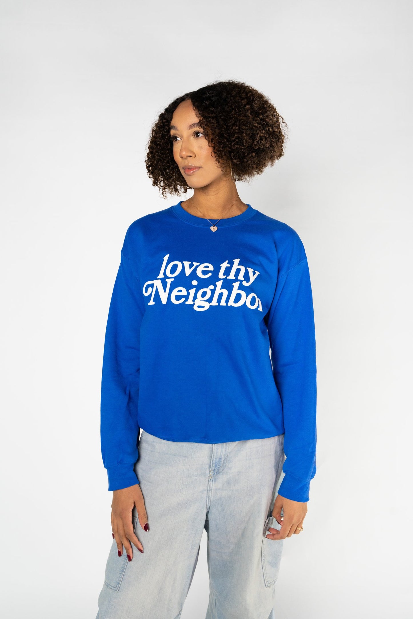 LOVE THY NEIGHBOR (blue)
