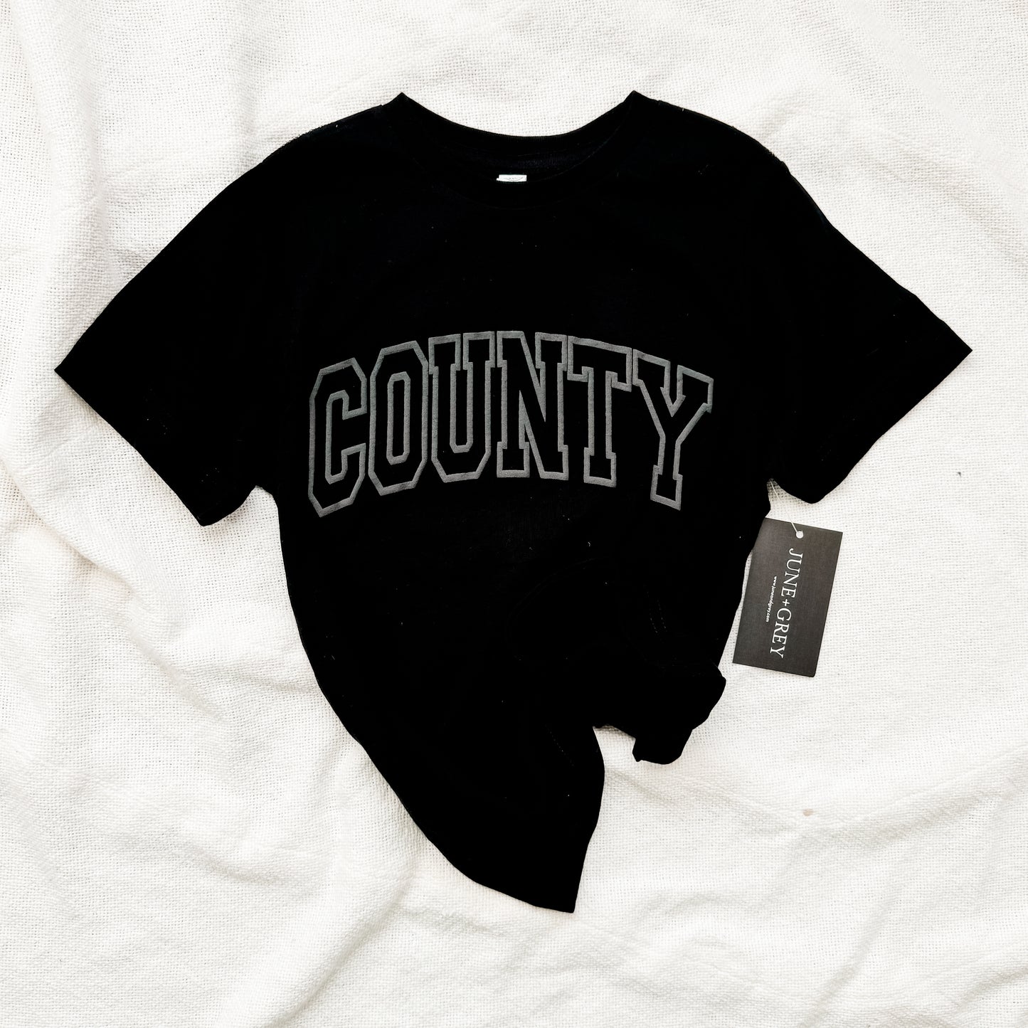 COUNTY BLACK OUT TEE