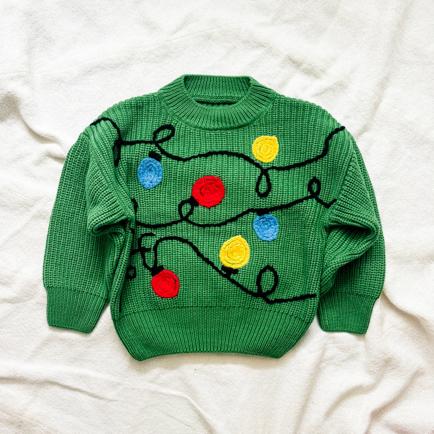 CHRISTMAS LIGHTS sweater