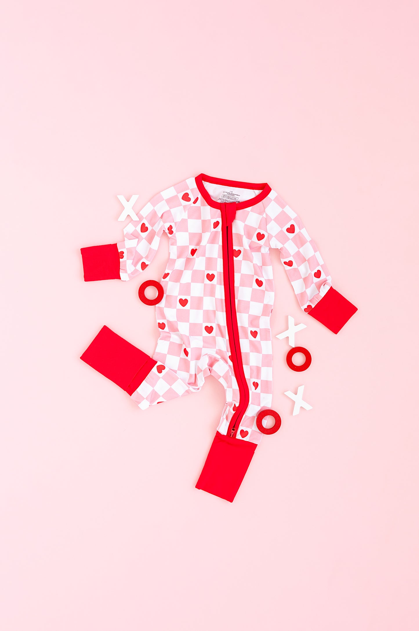 CHECKERED LOVE Pajamas one piece
