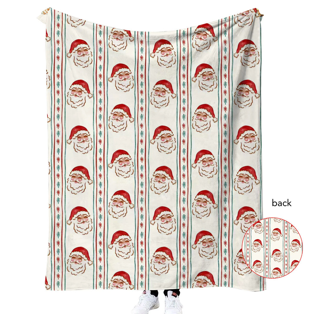 VINTAGE SANTA blanket (preorder)