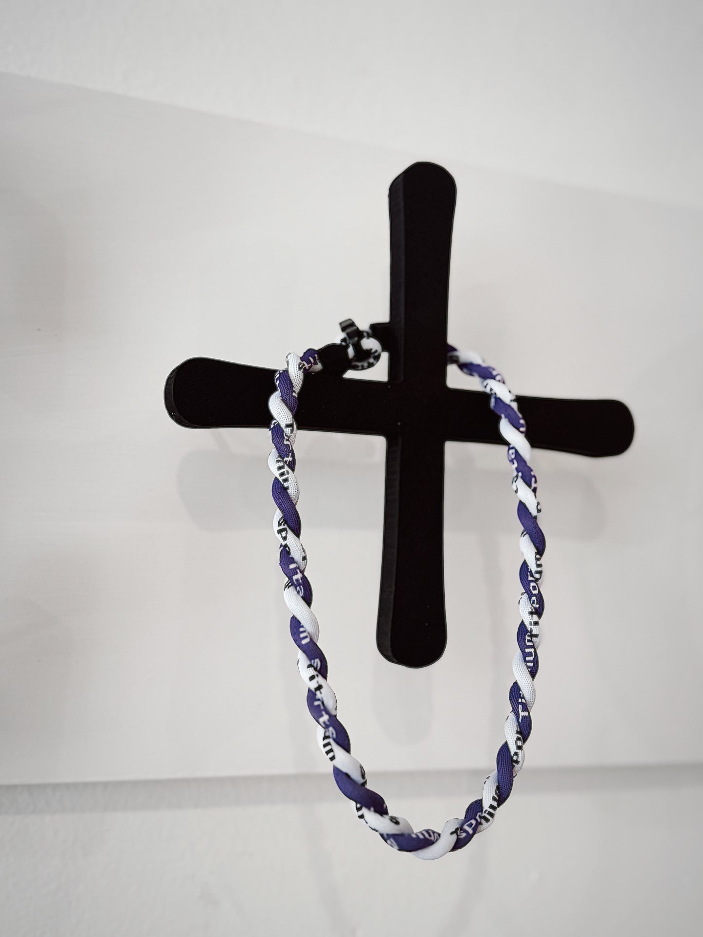 Purple Baseball Necklace
