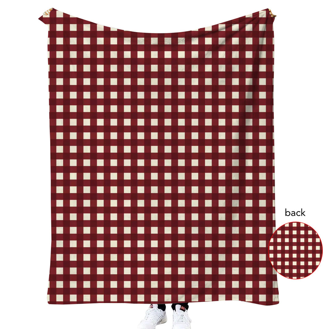 CHRISTMAS PLAID blanket (preorder)