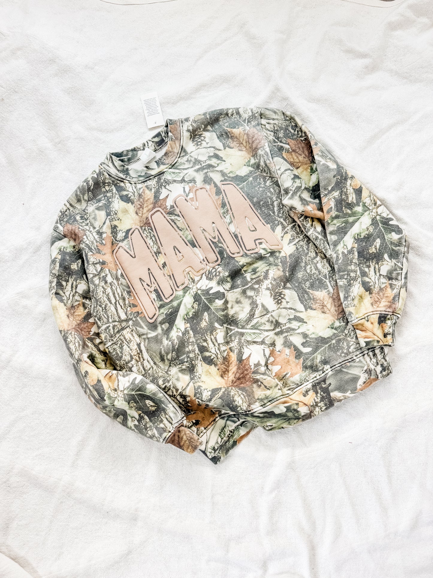 MAMA neutral camo sweatshirt