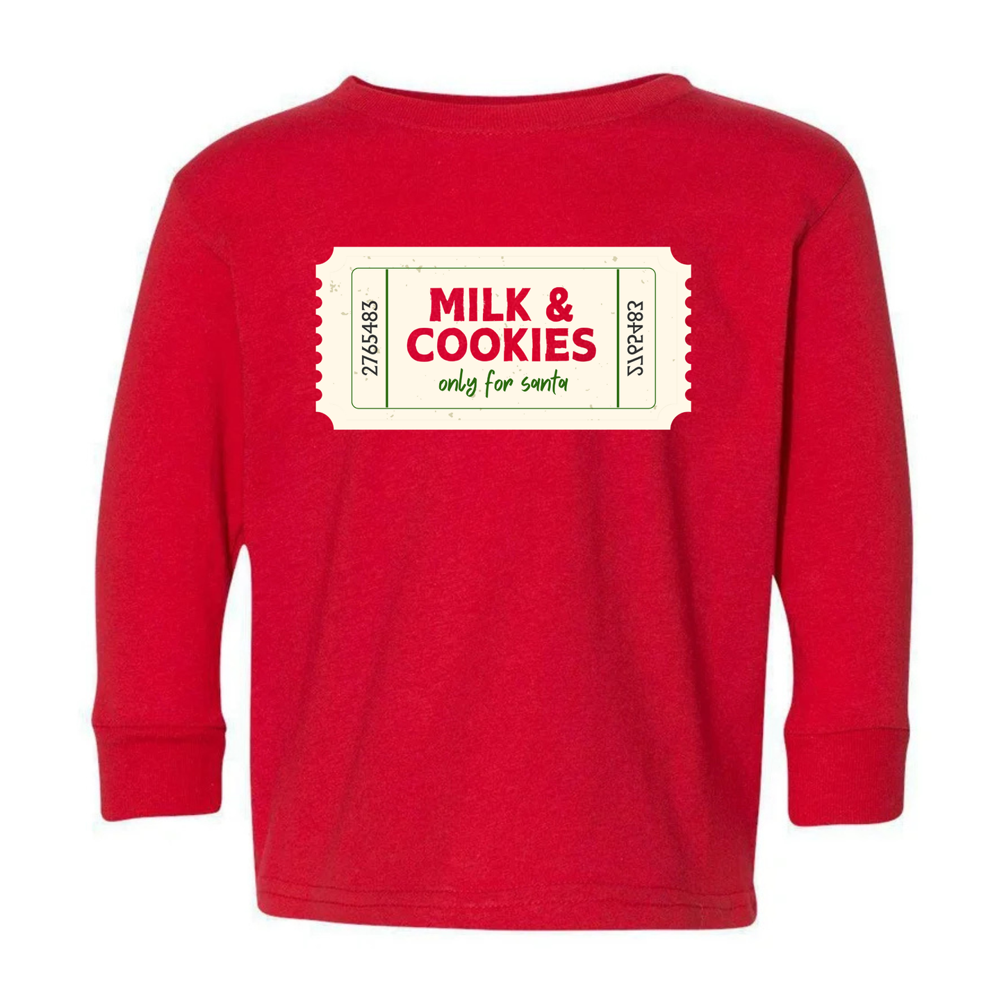 MILK & COOKIE ticket tee (long sleeve)
