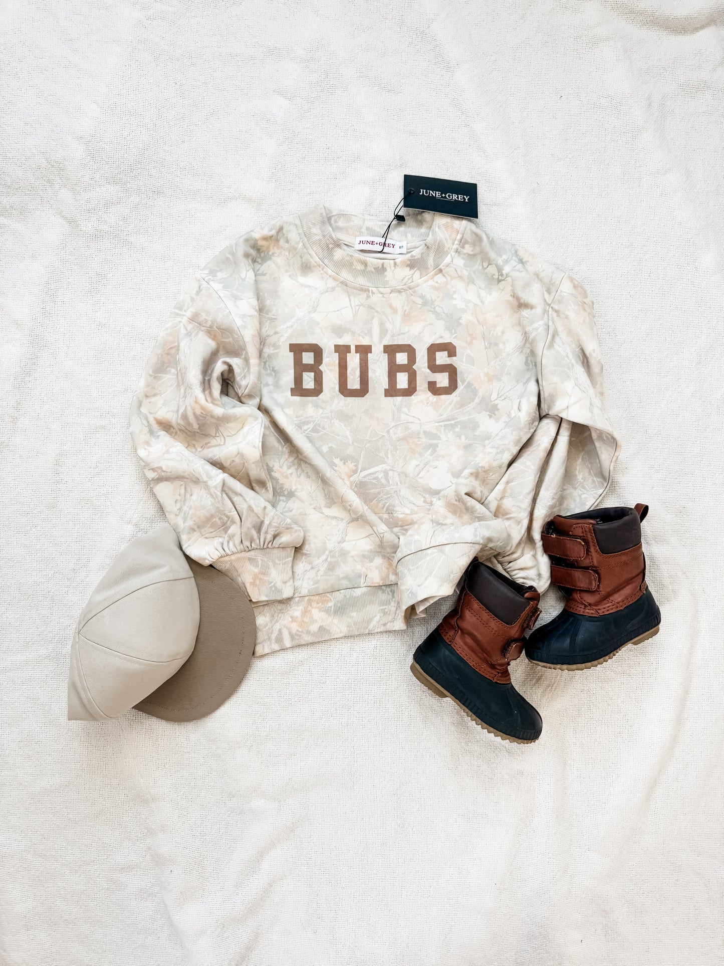 BUBS camo sweatshirt