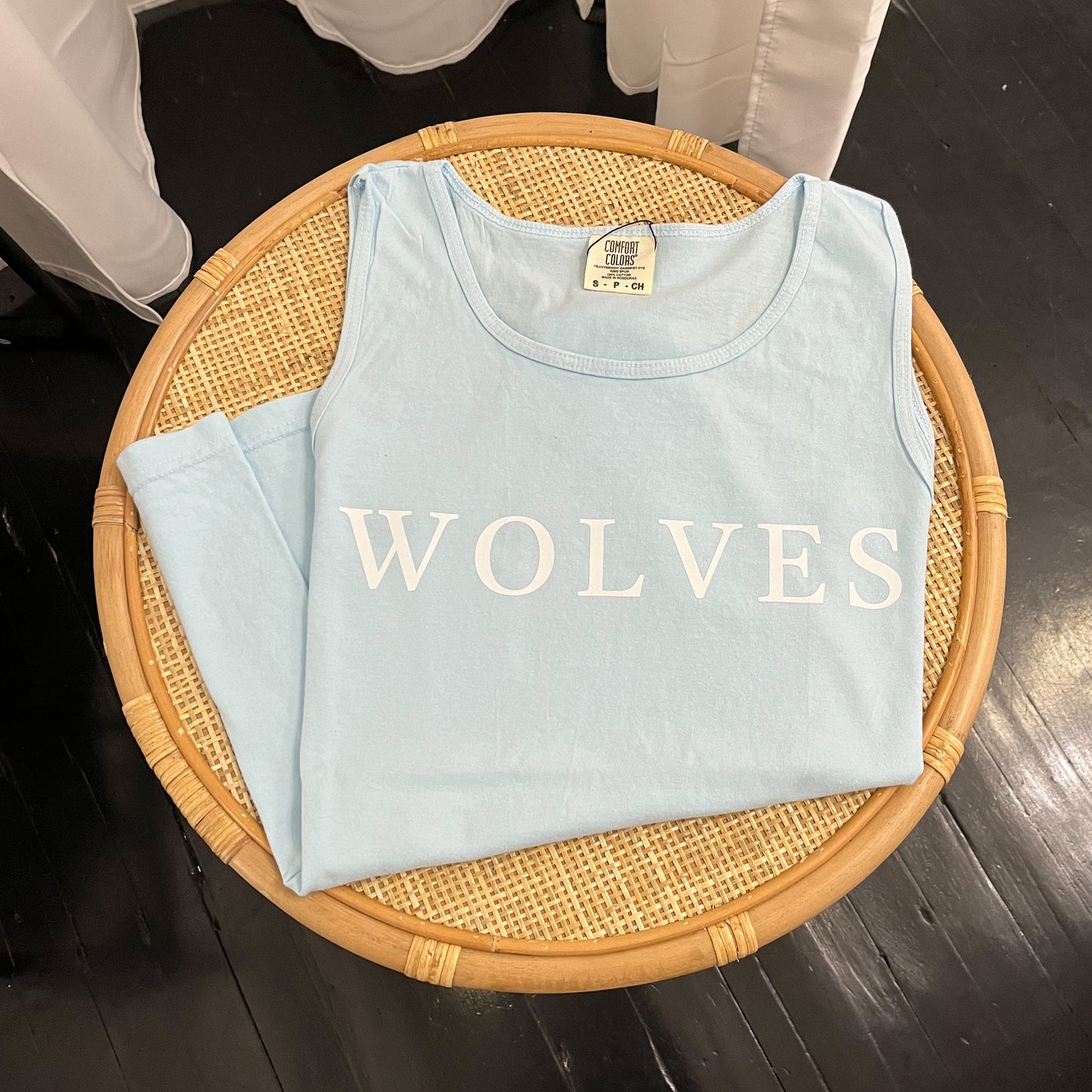 WOLVES tank (ocean blue)