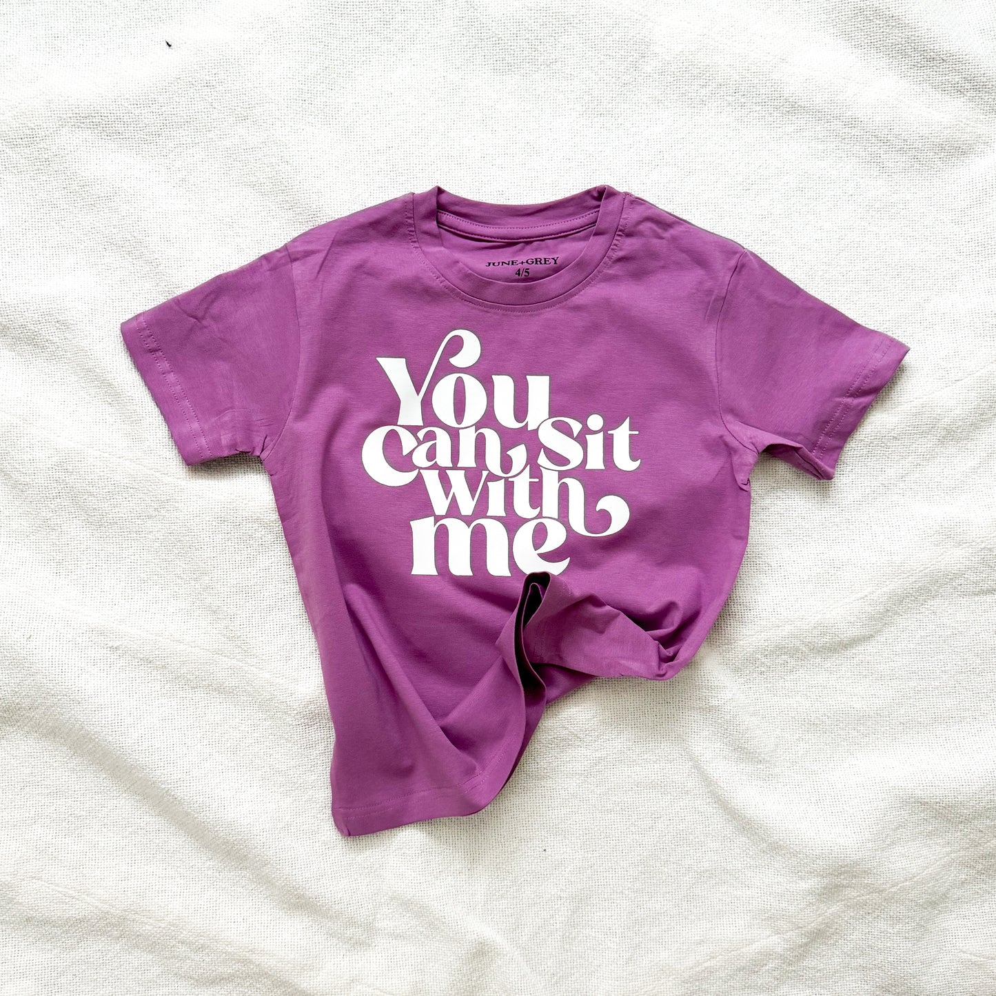 YOU CAN SIT WITH ME (purple)