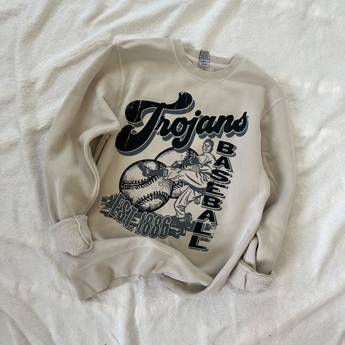 TROJANS baseball sweatshirt